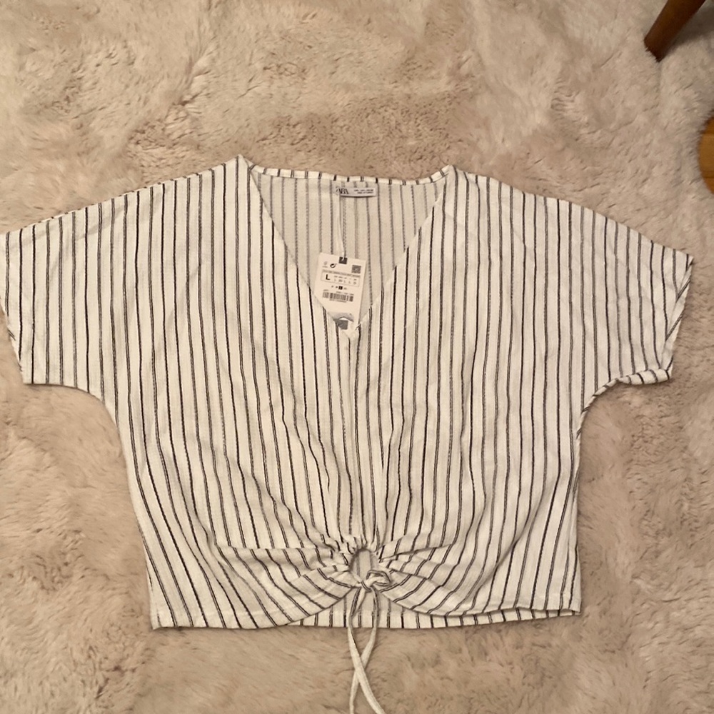 Zara Crop Top NWT Size L
